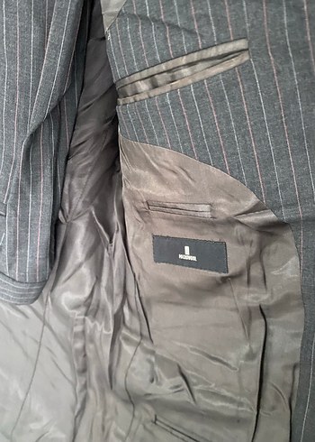 Gri Erkek Takım Elbise, Regular Fit, Düğmeli - Görsel 2