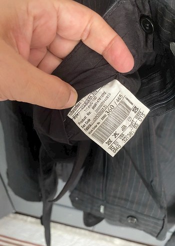 Gri Erkek Takım Elbise, Regular Fit, Düğmeli - Görsel 3