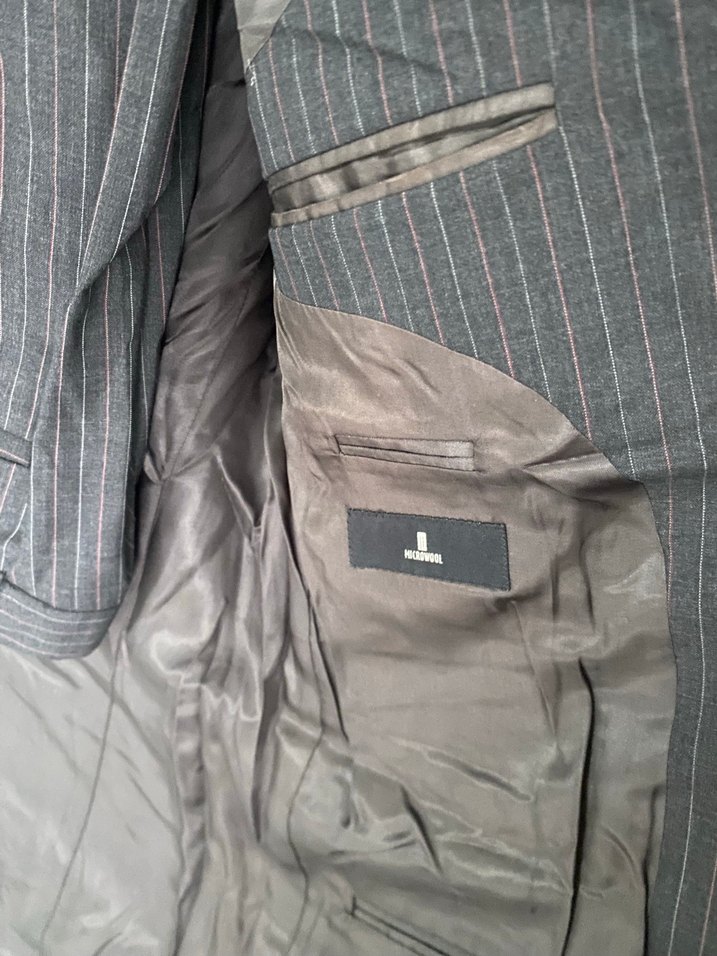 Gri Erkek Takım Elbise, Regular Fit, Düğmeli - Görsel 2