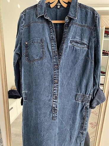 Mavi Jeans Kot jean elbise