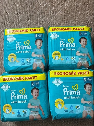 Prima aktif bebek 8 numara