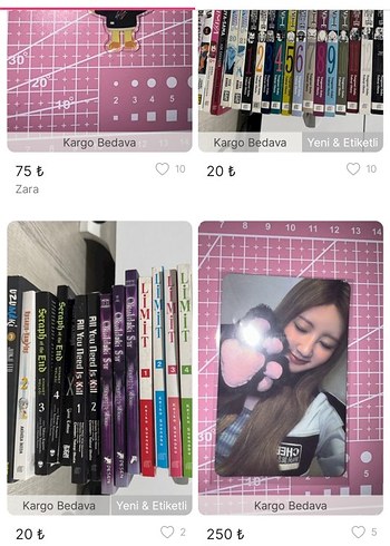 Gri Bol Kesim Kadın Midi Denim Pantolon - Görsel 18