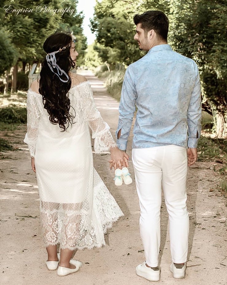 Beyaz dantel detay elbise - Görsel 2