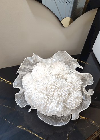 Accessorize Dantel Detaylı Beyaz Gelin Buketi