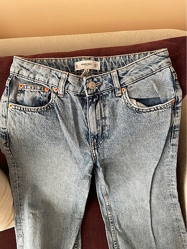 xs Beden mavi Renk Mango jean