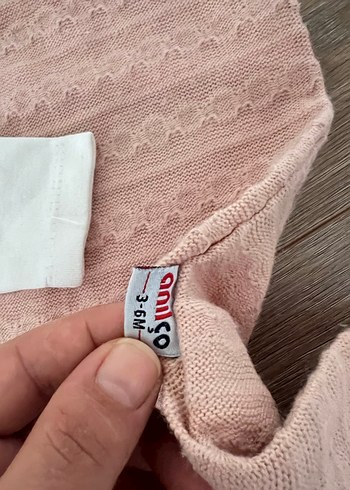 LC Waikiki Bebek Kız Örgü Beyaz Uzun Kollu Takım