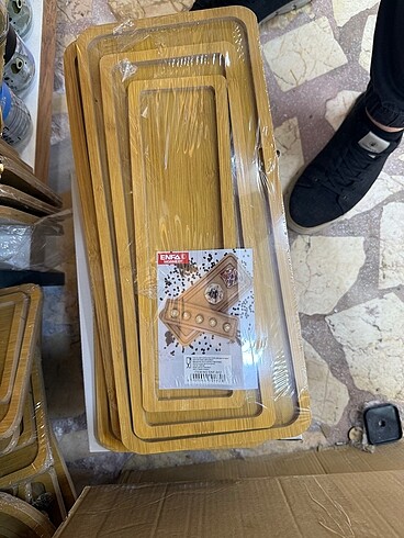 3?lü ahşap Sunumluk