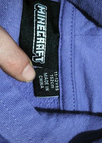 Erkek Çocuk Mor Baskılı Uzun Kollu Sweatshirt - Görsel 2