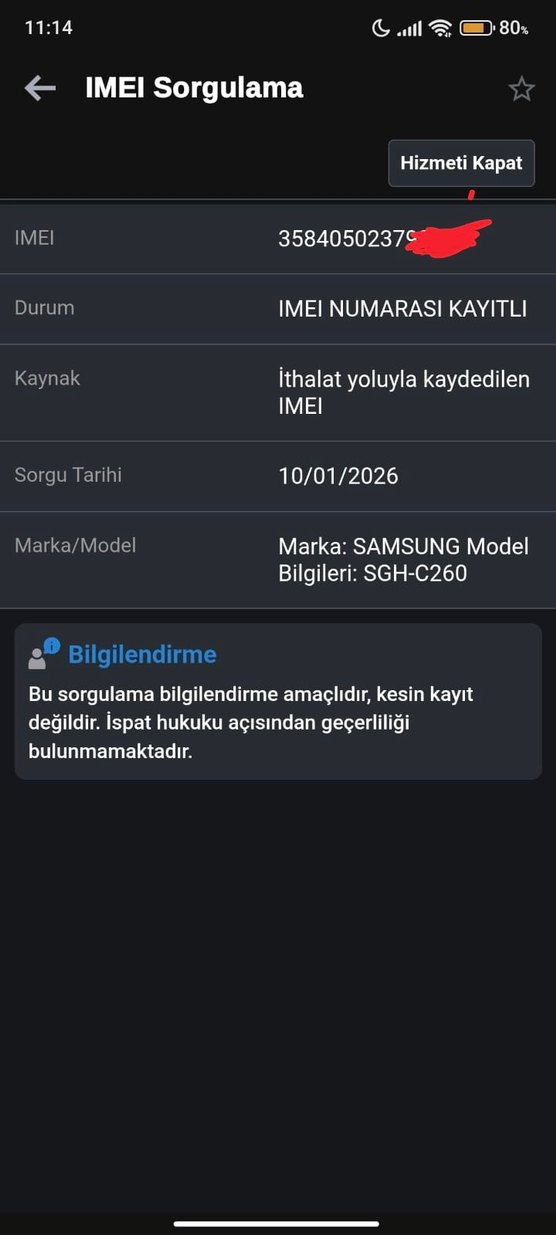 SAMSUNG C260 YASAL KAYITLI GÜNLÜK KULLANIMA UYGUN - Görsel 4