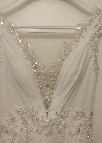 xs Beden Narin Moda balık model Gelinlik