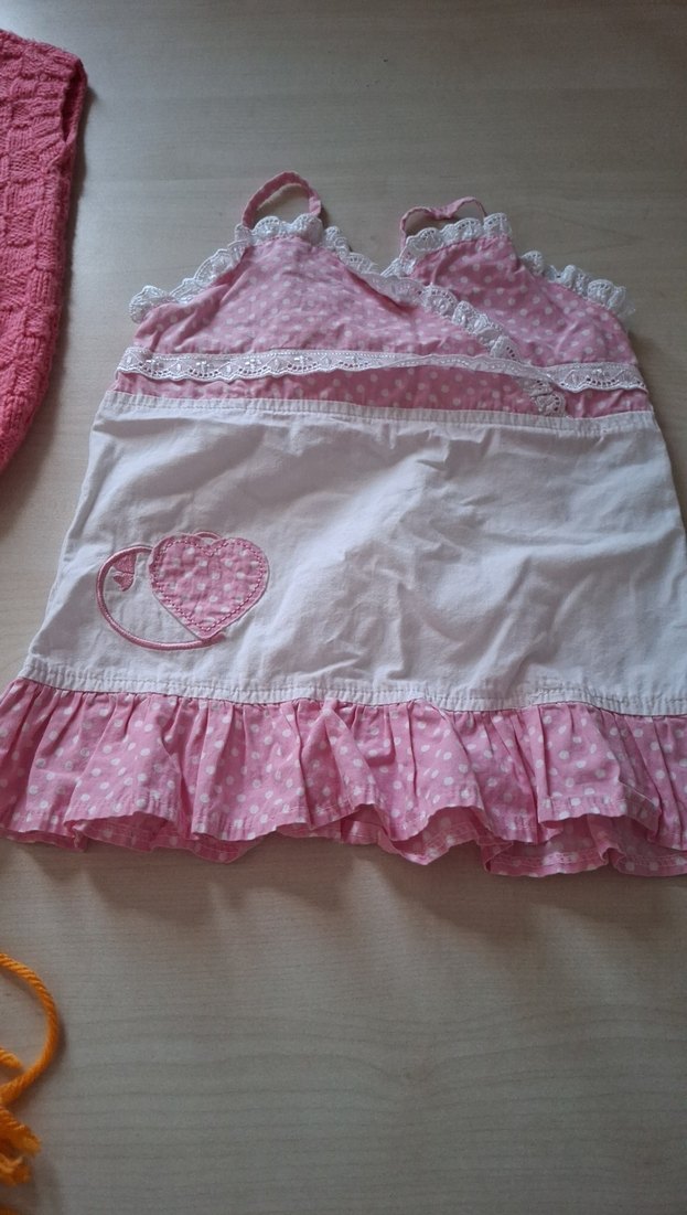 Renkli Örgü Kız Panço Püsküllü - Görsel 5