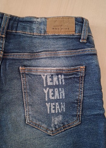 mango 13-14 kot şort - Görsel 3