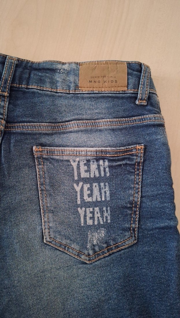 mango 13-14 kot şort - Görsel 3