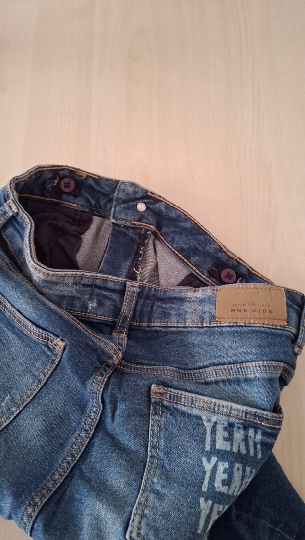 mango 13-14 kot şort - Görsel 5