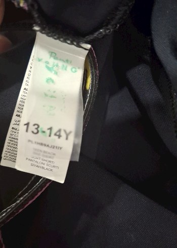 penti 10 yaş siyah spor şortu - Görsel 4