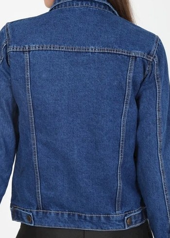 New Look Kadın Lacivert Düğmeli Denim Ceket