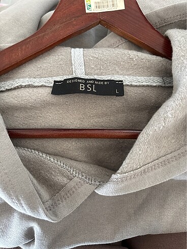 l Beden gri Renk Oversize sweat elbise