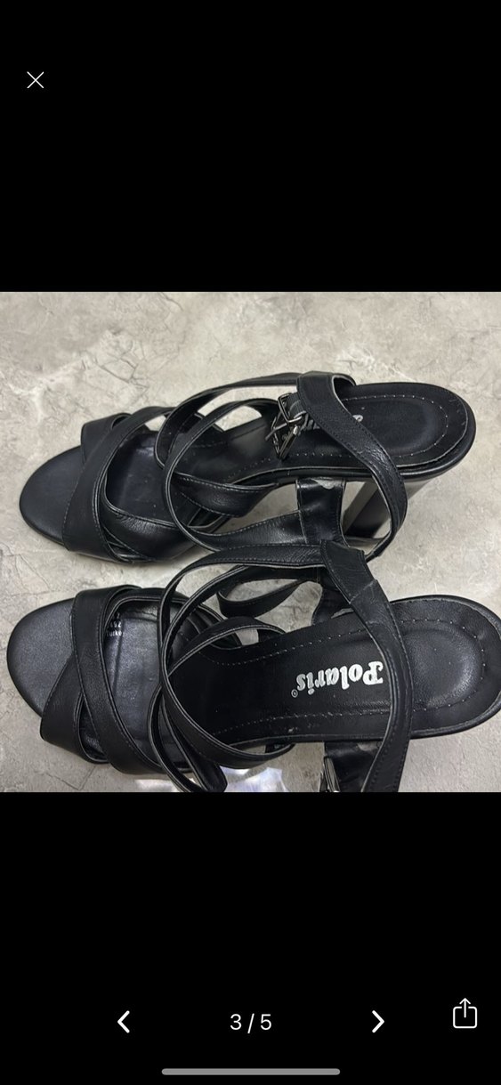 Siyah Tokalı Vintage Ayakkabı - Görsel 3