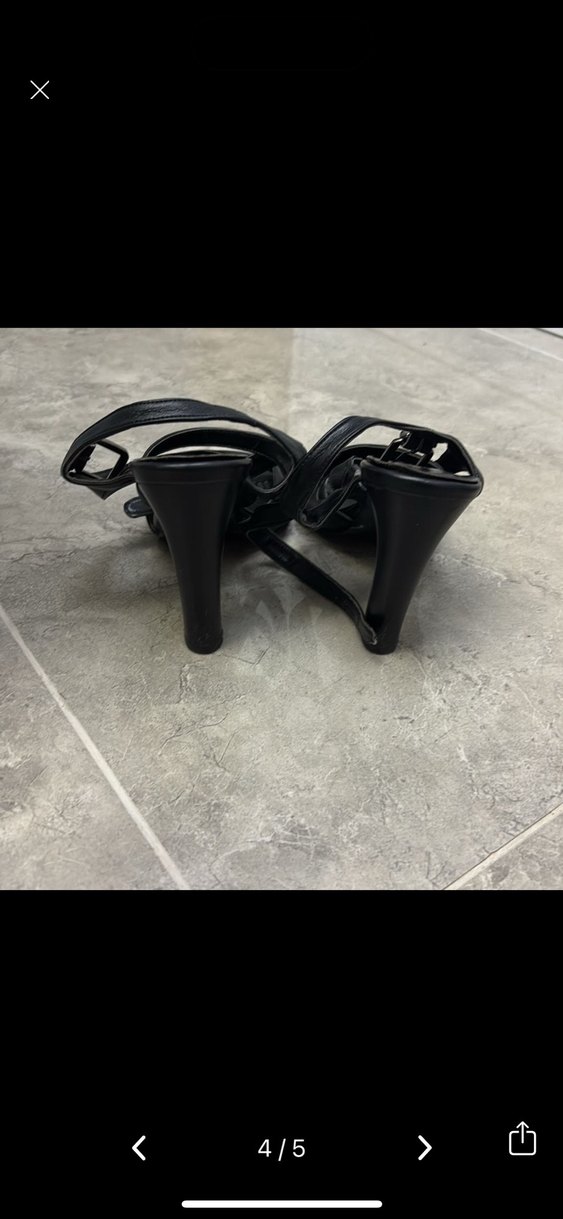 Siyah Tokalı Vintage Ayakkabı - Görsel 4