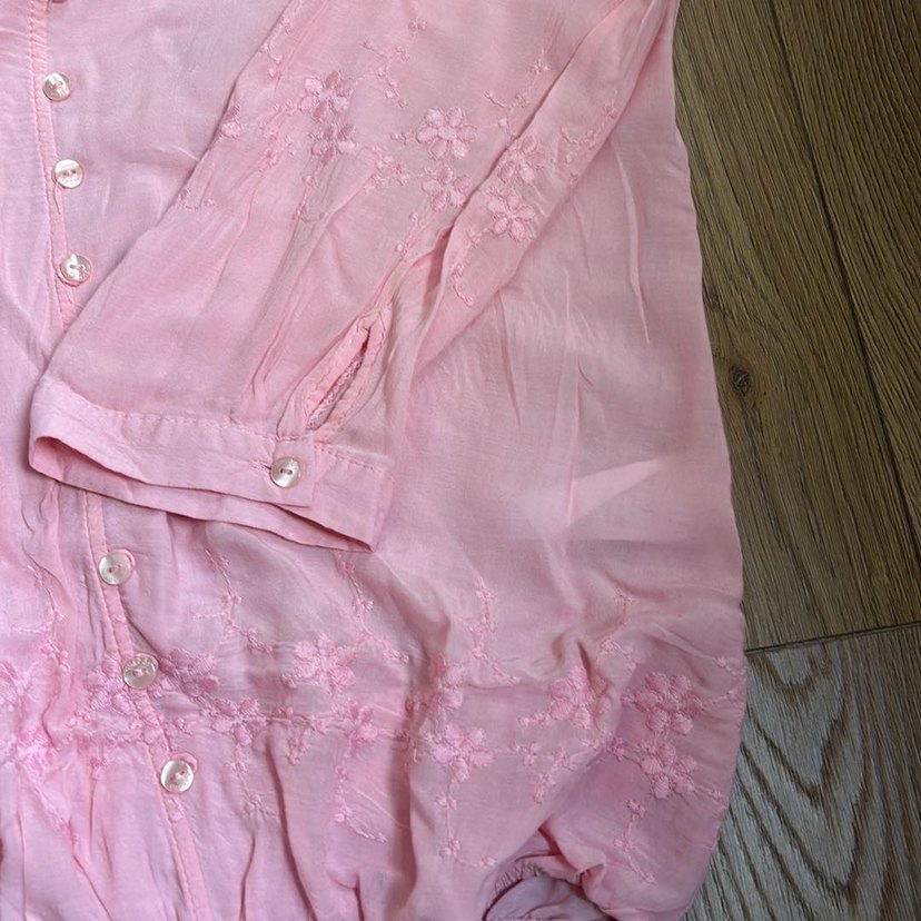 Vintage işlemeli Gömlek - Görsel 2