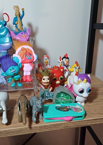 Beden Renk Mcdonald's Burger King Figür Lot #1