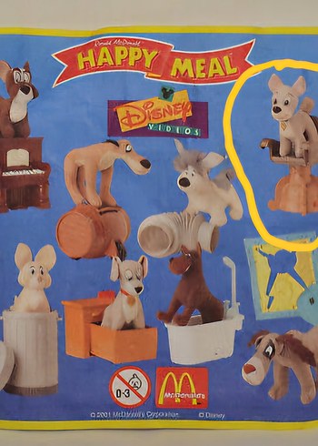 Lady and Tramp McDonald's 2001 Aksesuar - Görsel 5