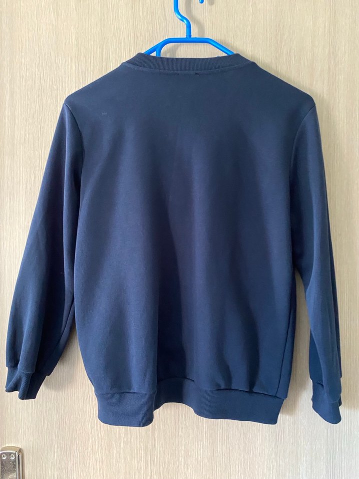 Çocuk Düğmeli Basic  Hırka - Görsel 2