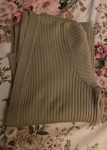 Uzun Kollu Beyaz Triko Hırka - Görsel 6