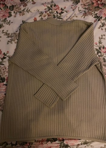 Uzun Kollu Beyaz Triko Hırka - Görsel 5