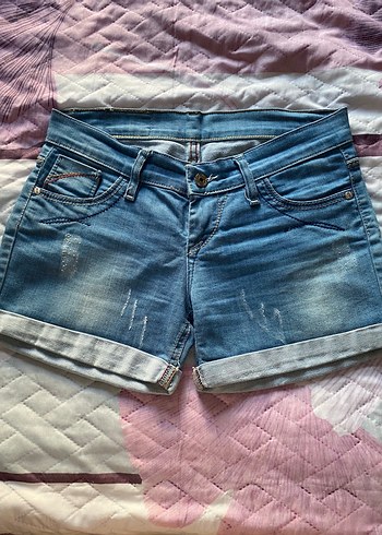 Mavi Mini Denim Kadın Şort