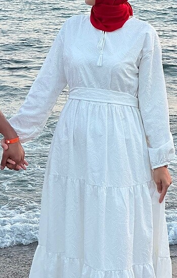 Diğer Uzun dantelli elbise