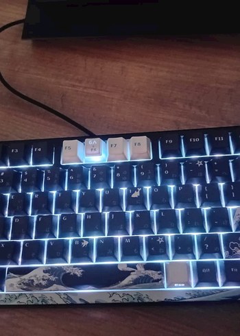 XVX S-K80 Renkli OLED Ekranlı% 75 Klavye Mekanik Oyun Klavyesi