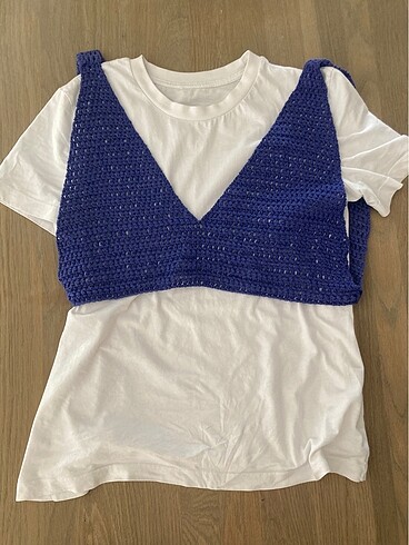 Diğer Yazlik crop örgü top bluz
