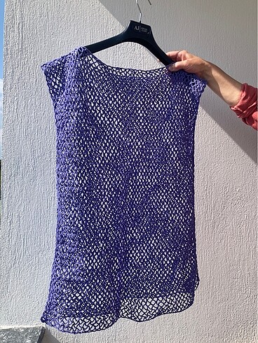 ÖRGÜ PLAJ ELBİSESİ EL İŞİ - Görsel 4