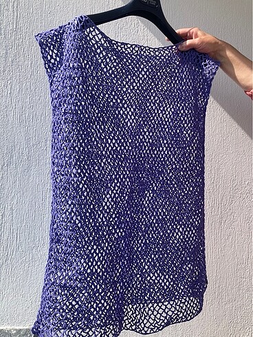 ÖRGÜ PLAJ ELBİSESİ EL İŞİ - Görsel 5