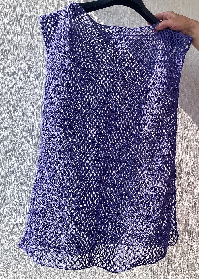 ÖRGÜ PLAJ ELBİSESİ EL İŞİ - Görsel 2