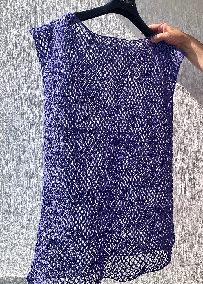 ÖRGÜ PLAJ ELBİSESİ EL İŞİ - Görsel 5