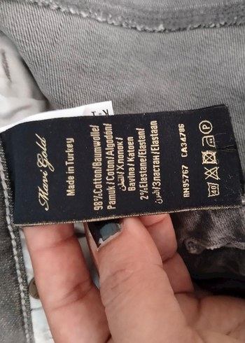 diğer Beden Gri Kot Pantolon