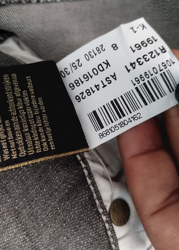 diğer Beden gri Renk Gri Kot Pantolon