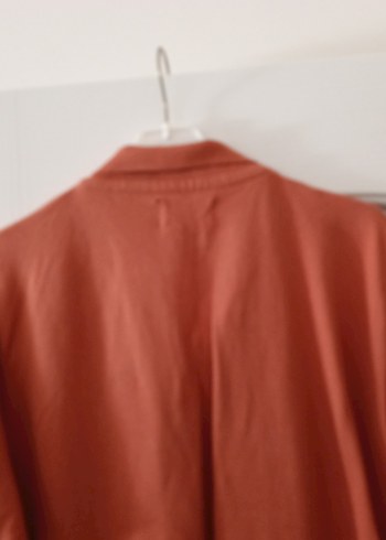 Jack and Jones Erkek Koyu Bej Süet Polo Tişört L beden - Görsel 6