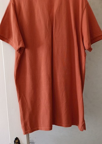 Jack and Jones Erkek Koyu Bej Süet Polo Tişört L beden - Görsel 5