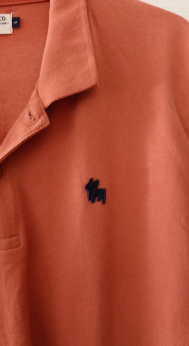 Jack and Jones Erkek Koyu Bej Süet Polo Tişört L beden - Görsel 3