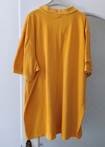 Sarı Keten Erkek Polo Tişört - Görsel 2