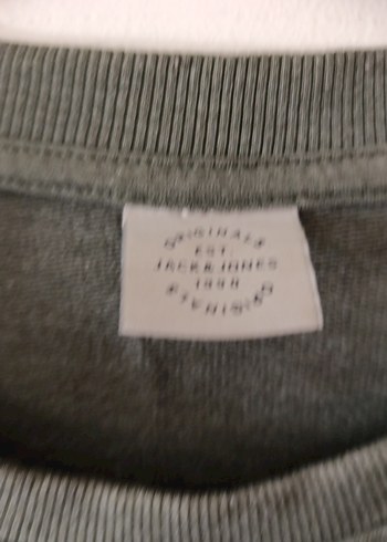 Jack & Jones Gri Uzun Kollu Sweatshirt - Görsel 3