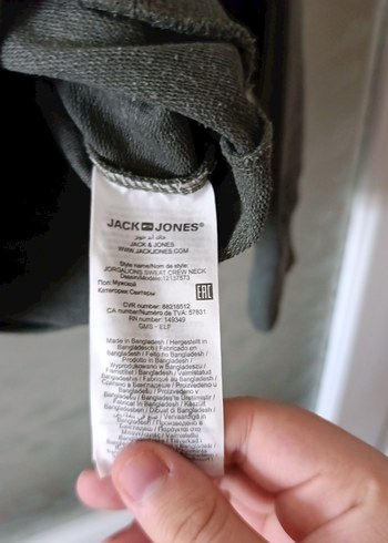 Jack & Jones Gri Uzun Kollu Sweatshirt - Görsel 4