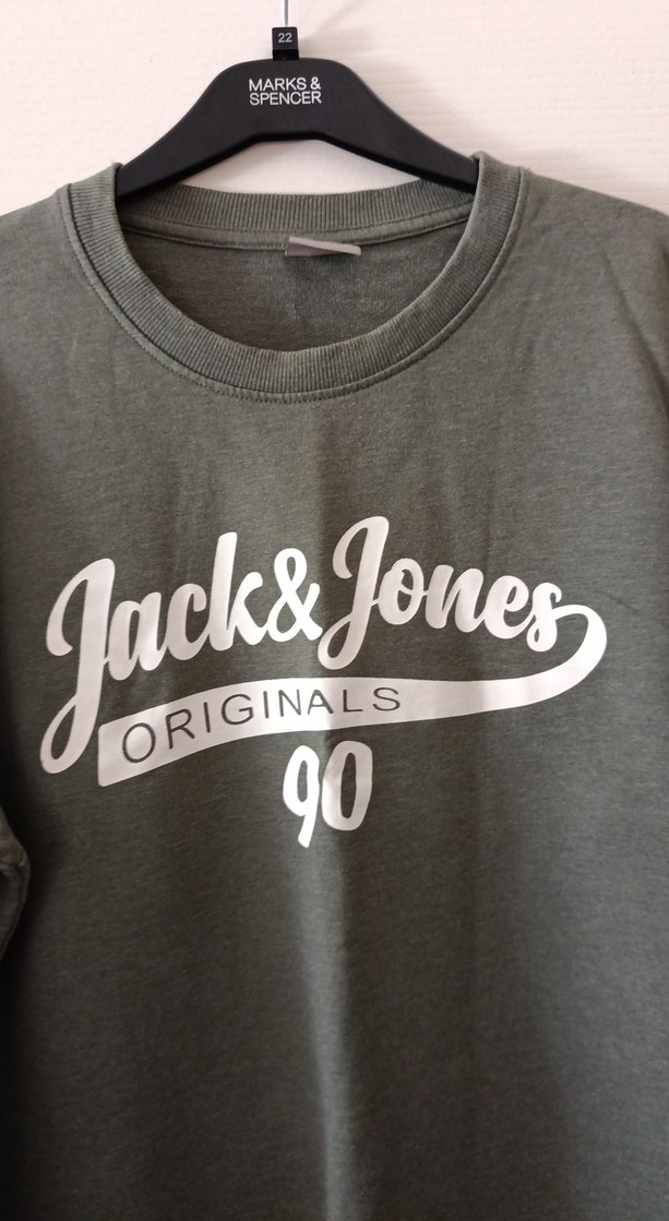 Jack & Jones Gri Uzun Kollu Sweatshirt - Görsel 2
