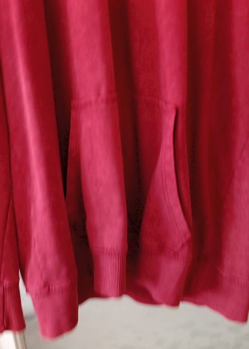 Tommy Hilfiger Kırmızı Oversize Sweatshirt. XL - Görsel 2