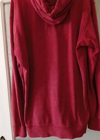 Tommy Hilfiger Kırmızı Oversize Sweatshirt. XL - Görsel 4