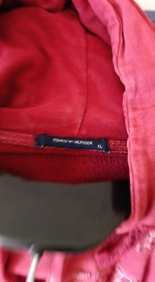 Tommy Hilfiger Kırmızı Oversize Sweatshirt. XL - Görsel 5