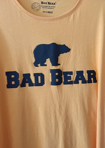Sarı Bad Bear  Erkek Tişört 3xl - Görsel 2